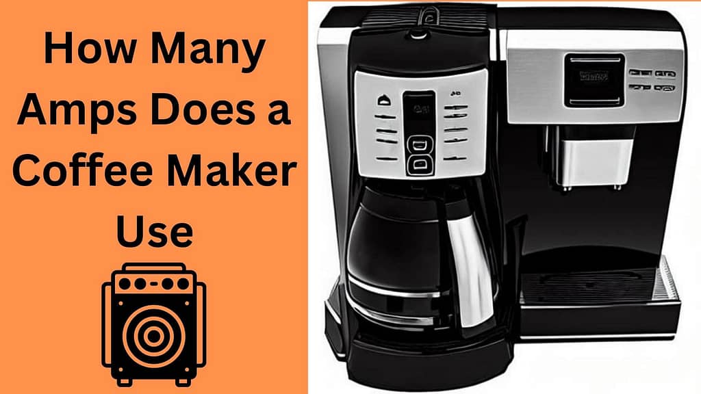 how many amps does a coffee maker use