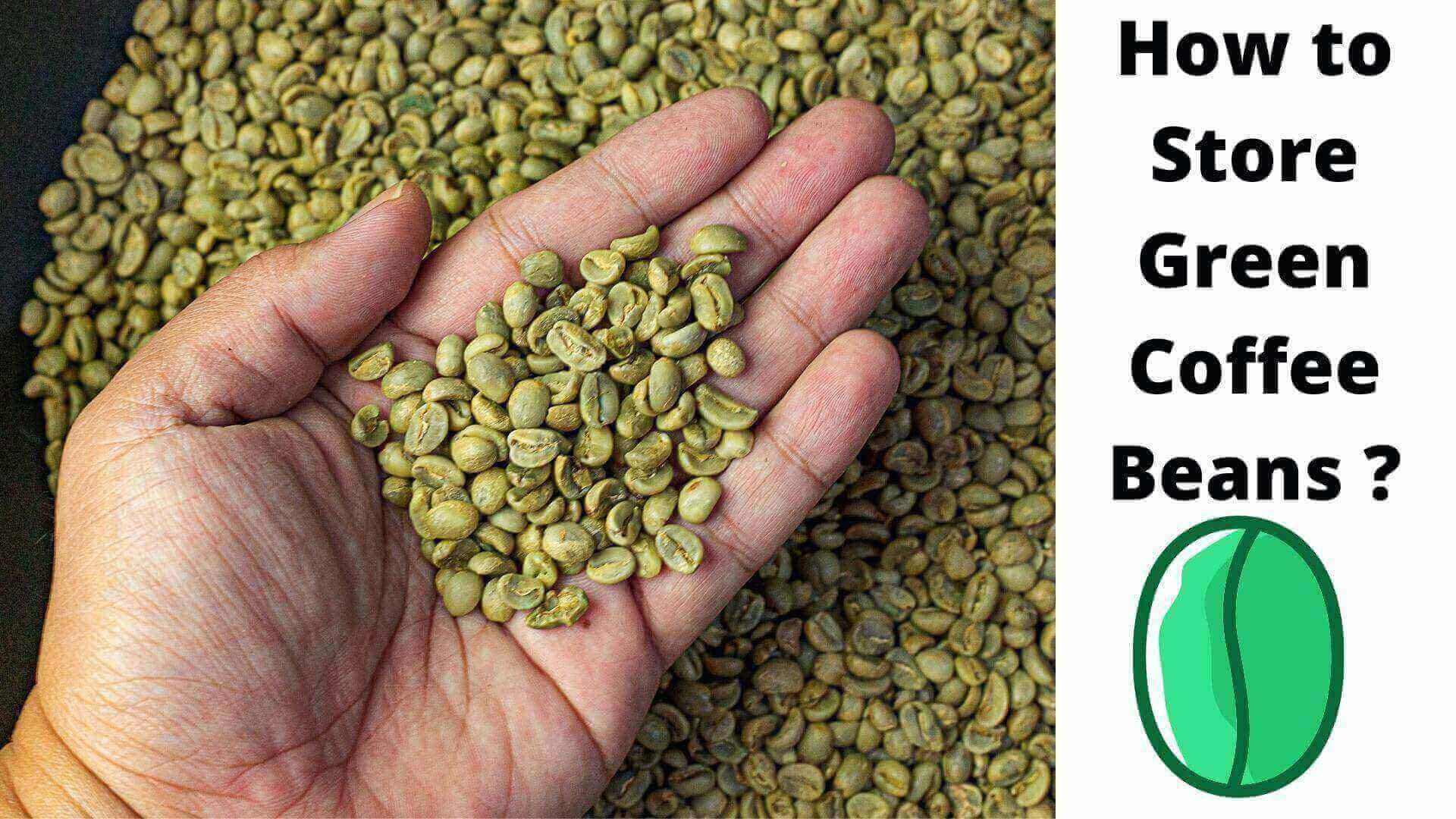 how to store green coffee bean